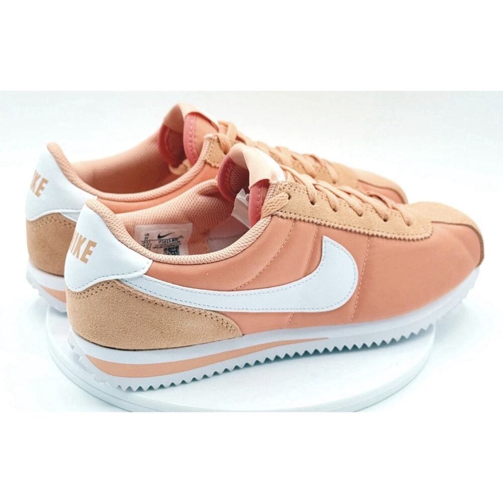 Nike Cortez Big Kids Sneakers Size 4.5Y Apricot Pink White IF1615-800